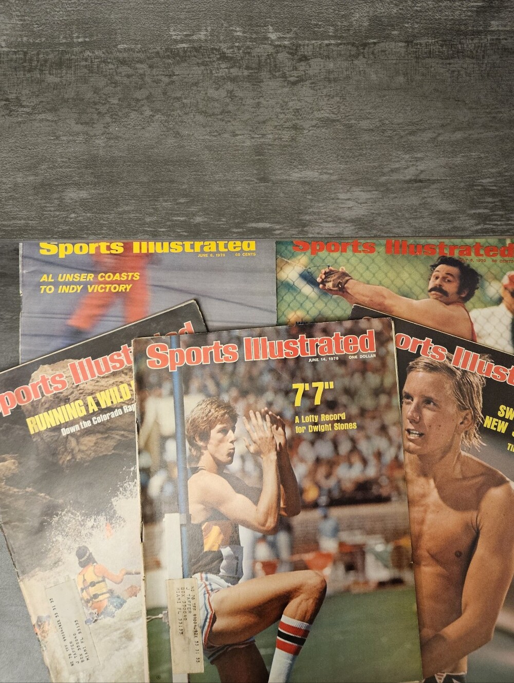 Vintage 1975 Sports Illustrated Bundle- Lot of 5